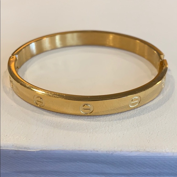 LOVE BANGLE STAINLESS STEEL 6 INCHES - Picture 8 of 10